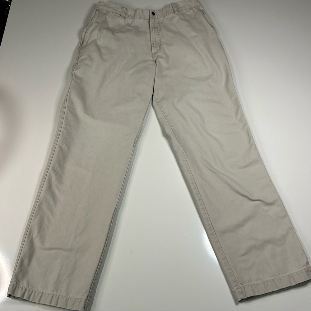 Columbia Pants Men’s 34 Khaki Casual Activewear Outdoor Hike Camp Zipper Pockets - Picture 3 of 14